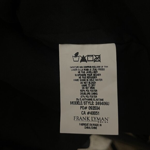 Frank Lyman- Black Floral Jacket - Picture 2 of 3